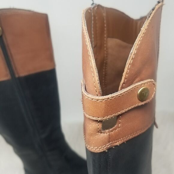 Tall Franco Sarto Leather Boots. Sz 6 - Picture 8 of 16
